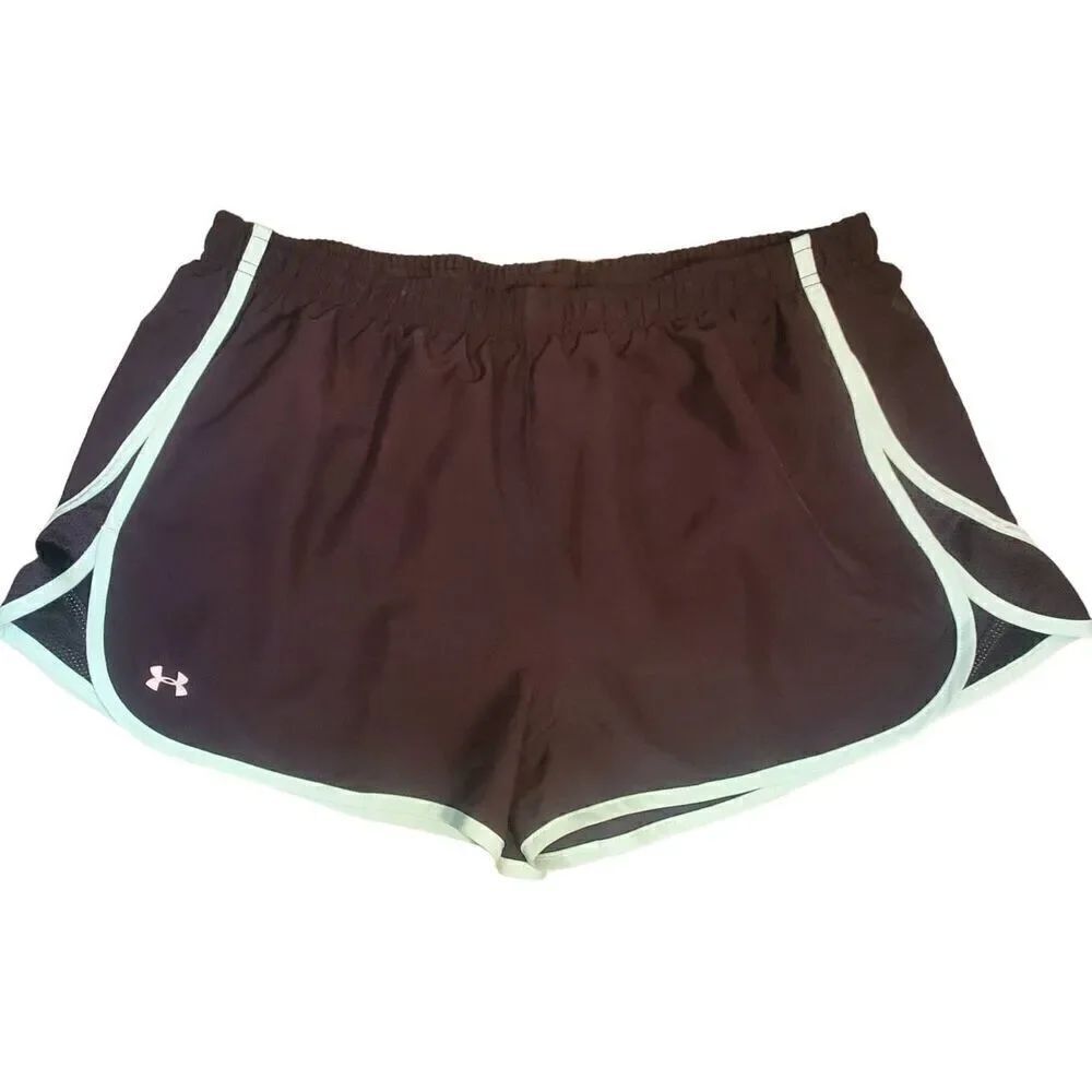 Under Armour Heat Gear Fitted Lined Running Athletic Shorts